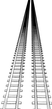 Tren vektör çizim.