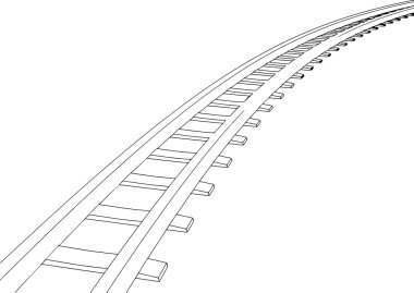 Tren vektör çizim.