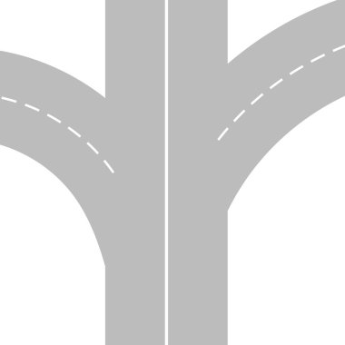 Soyut yol vektör çizim