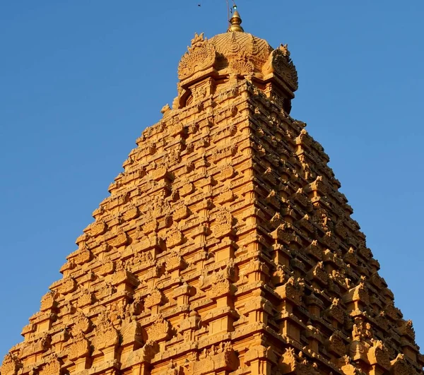 Brihadeeswarar Tempel Thanjavur Tamilnadu Indien Herr Shiva Tempel Äußerer Turm — Stockfoto