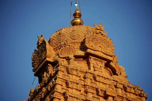 Brihadeeswarar Tempel Thanjavur Tamilnadu India Heer Shiva Tempel Exterieur Toren — Stockfoto