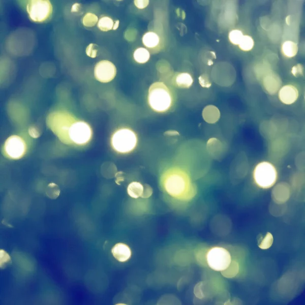 Árbol Navidad Iluminado Decorativo Luces Bokeh Fondo Abstracto Vacaciones — Foto de Stock