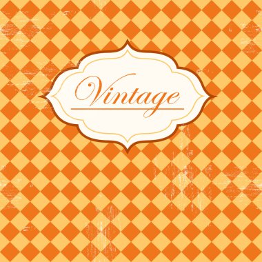 Vektör vintage arka plan. Düğün davetiyeleri için şablon, retro çerçeve, tebrik kartları, etiket, kapak.