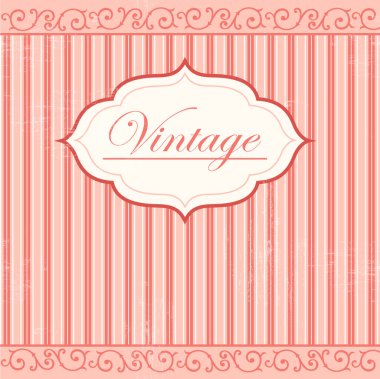 Vektör vintage arka plan. Düğün davetiyeleri için şablon, retro çerçeve, tebrik kartları, etiket, kapak.