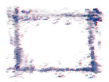 Grunge vector frame.