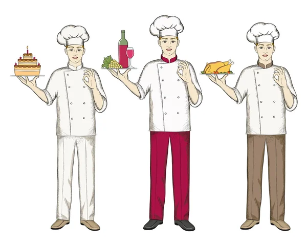 Chefs — Archivo Imágenes Vectoriales
