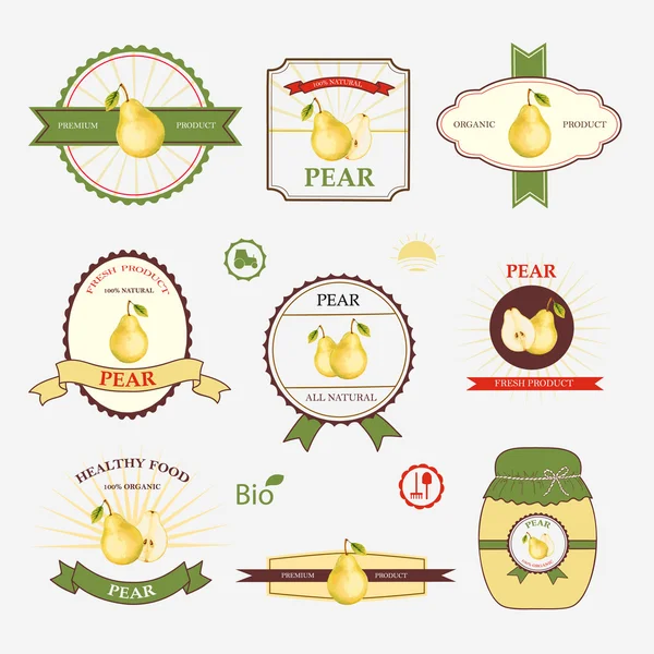 Ensemble de conception d'étiquette — Image vectorielle