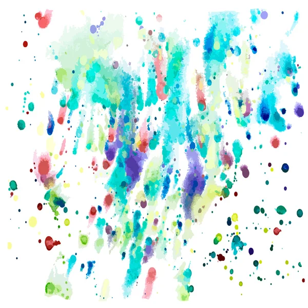 Aquarelle colorée — Image vectorielle