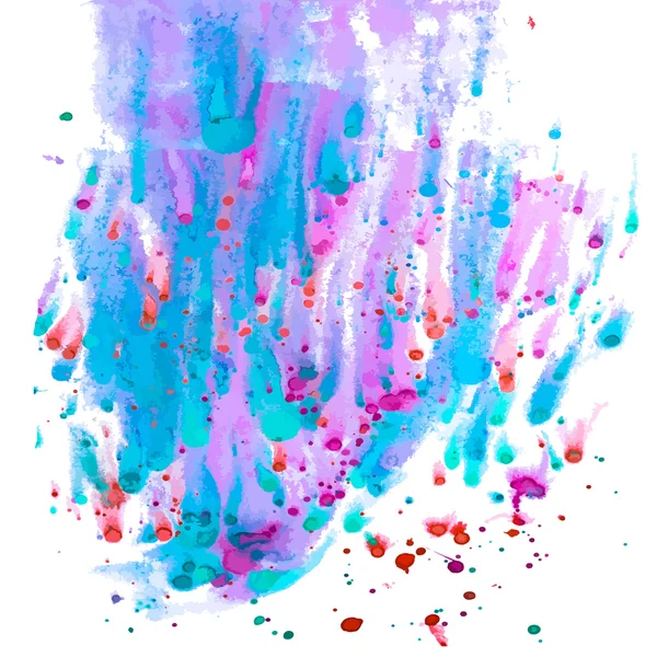 Aquarelle colorée — Image vectorielle