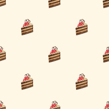 Suluboya kusursuz desen