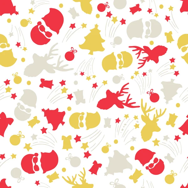 Nahtloses Muster für Ihr Weihnachtsdesign. — Stockvektor