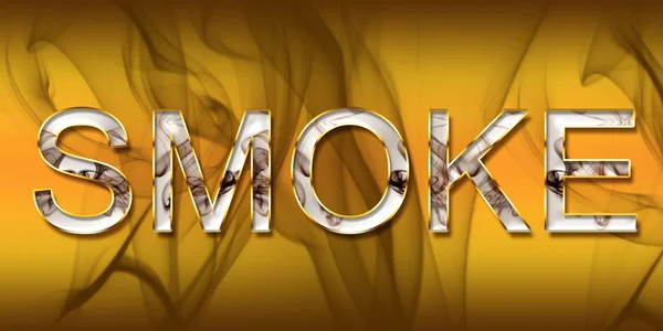 Brandfarligt rök etikett — Stockfoto