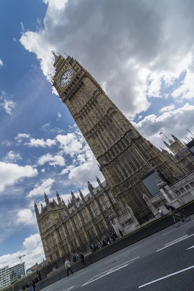 Big Ben en Huizen van het Parlement — Stockfoto