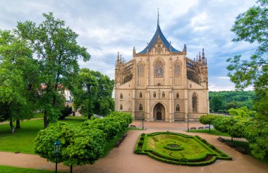 Kilisesi, Saint Barbara Kutna Hora, Çek Cumhuriyeti için. UNESCO
