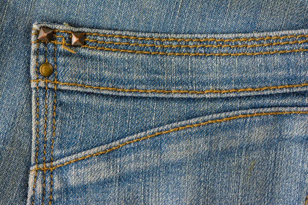 Blue jeans texture — Stock Photo, Image