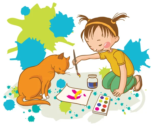 Küçük Kız Ressamı