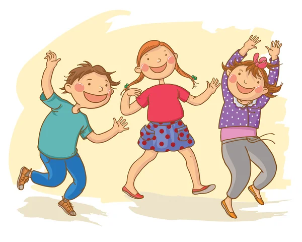 birlikte yürüyen çocuklar