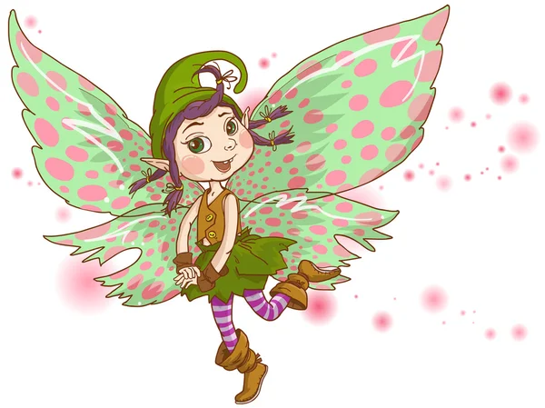 Little Magic Fairy — Stock Vector