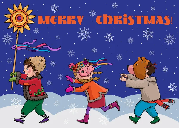 geleneksel Noel kartı