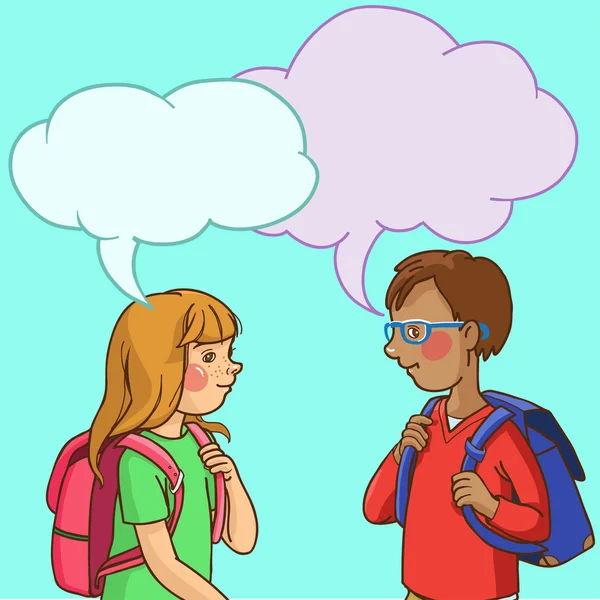 Çocuklar birlikte söz