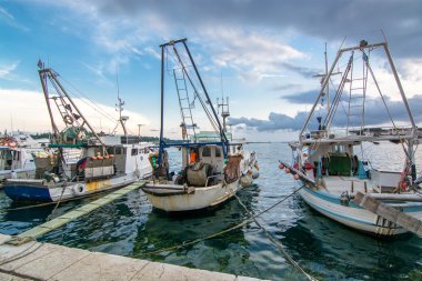 Old Fisherboats in Harbor
