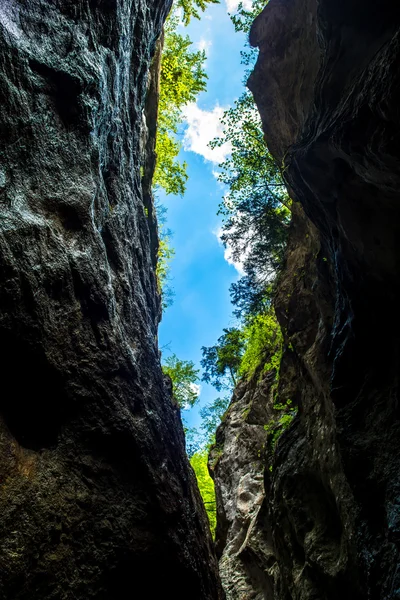 Green Canyon na Áustria — Fotografia de Stock