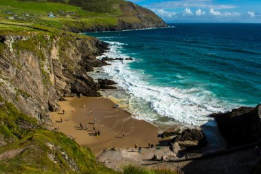 Sandy Beach üzerinde kafa İrlanda