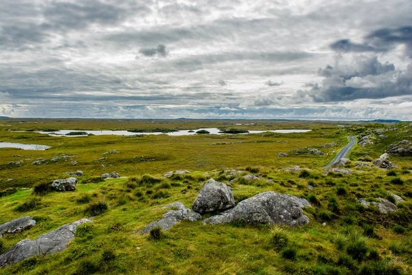 Krajina v Connemara v Irsku — Stock fotografie
