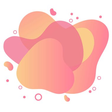 Soyut arkaplan. Bulanık serbest biçim renk eğimini şekillendirir. Renkler yumuşak geçiş, vektör illüstrasyonu etkiler.