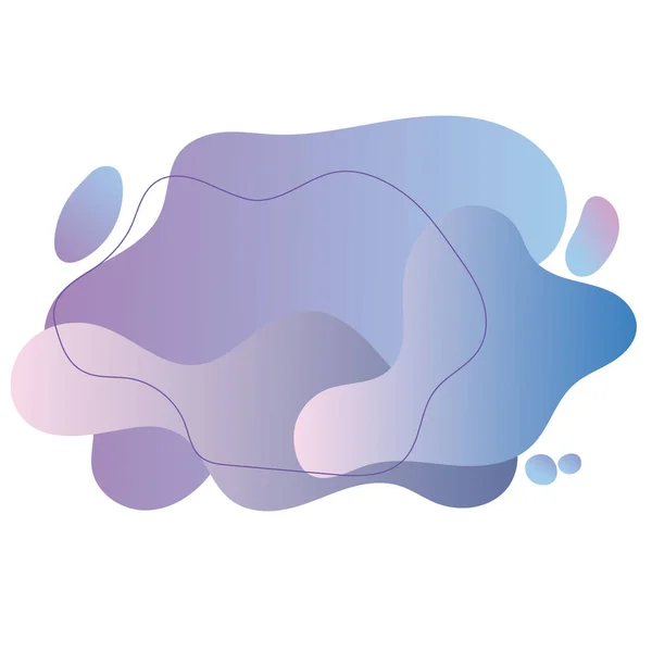 Renk gradyanı. Bulanık serbest biçim şekli 3