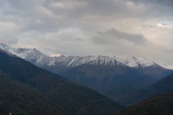 Fin Automne Dans Les Montagnes — Photo