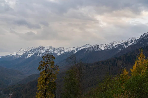 Spätherbst Den Bergen — Stockfoto