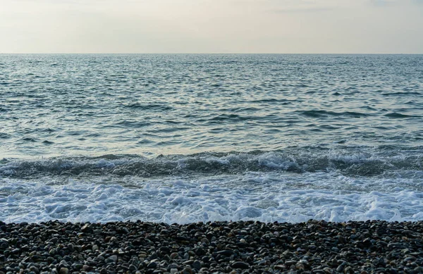 Gün batımında sakin Karadeniz