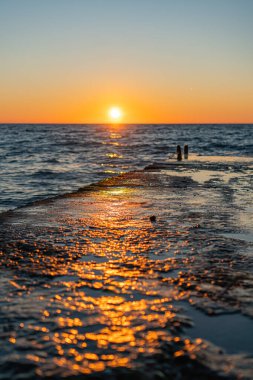 Karadeniz 'de gün batımı