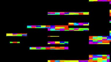 Arıza Hatası Video Hasarı. Görsel video efektleri arka plan çizgileri, TV ekranı ses arızası efekti. Bozukluk ve titreşim, analog televizyon sinyali. Geçmişe dönük fütürizm 80 'lerin dinamik dalga tarzı.