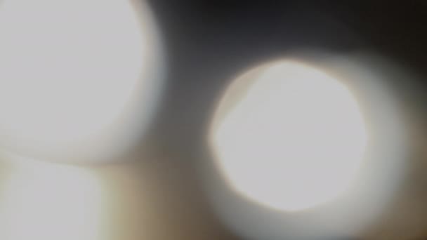 Overlay Bildschirm Lichteffekt. Video-Farbfilter. Bernstein Licht Lecks auf schwarzem Hintergrund. Lens Flare Overlays für den Hintergrund. 4K. — Stockvideo