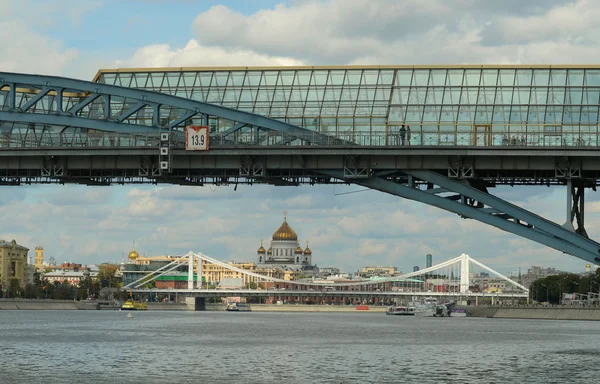 Moscovo. Centro. Vista do rio Moscou . — Fotografia de Stock