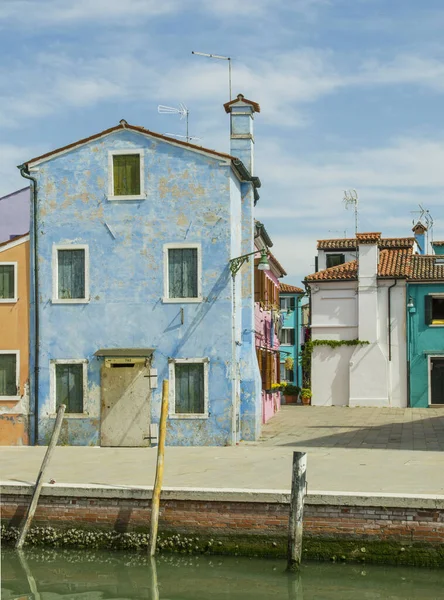 Itália Veneza Ilha Burano — Fotografia de Stock