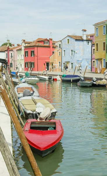 2019 Italië Venetië Het Eiland Burano — Stockfoto