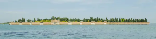 Italia Venecia Vista Desde Vaporetto Laguna Veneciana — Foto de Stock