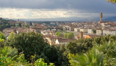 İtalya. Floransa. Şehir manzarası.