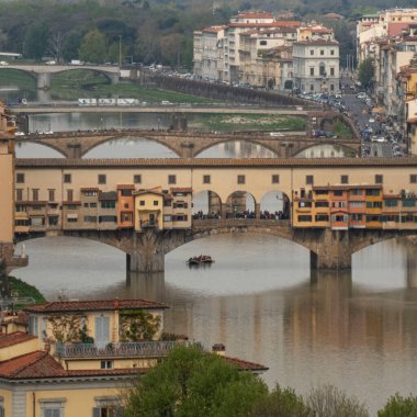 İtalya. Floransa. Şehir merkezinin görüntüsü.