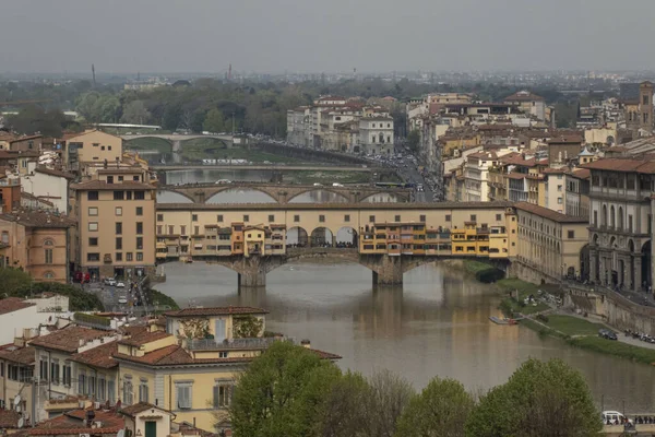 Italia Firenze Vista Del Centro Della Città — Foto Stock