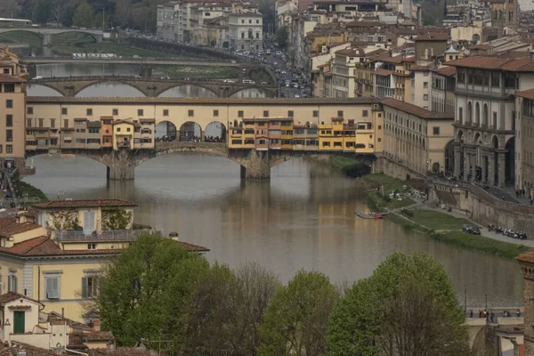 Italia Firenze Vista Del Centro Della Città — Foto Stock