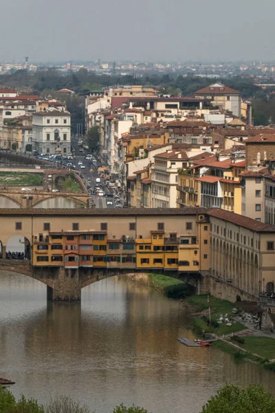 Італія Флоренс Вид Центр Міста — стокове фото