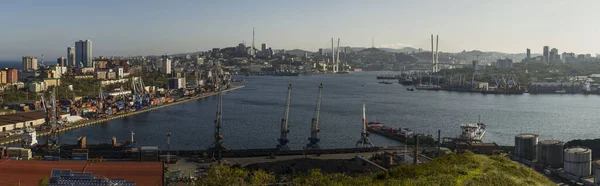 2020 Ryssland Primorye Panorama Över Vladivostok — Stockfoto