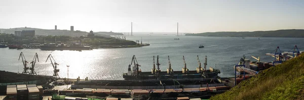 2020 Rusland Primorye Panorama Van Vladivostok — Stockfoto