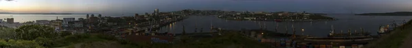 2020 Росія Примор Вечірня Панорама Владивосток — стокове фото
