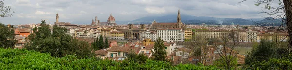 2019 Италия Панорама Флоренции — стоковое фото