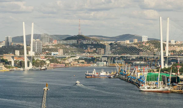 2020 Rússia Panorama Vladivostok — Fotografia de Stock